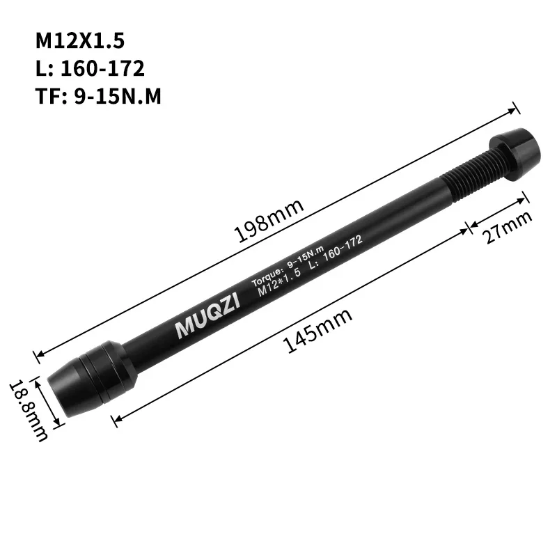 M12x1.5 160-172mm