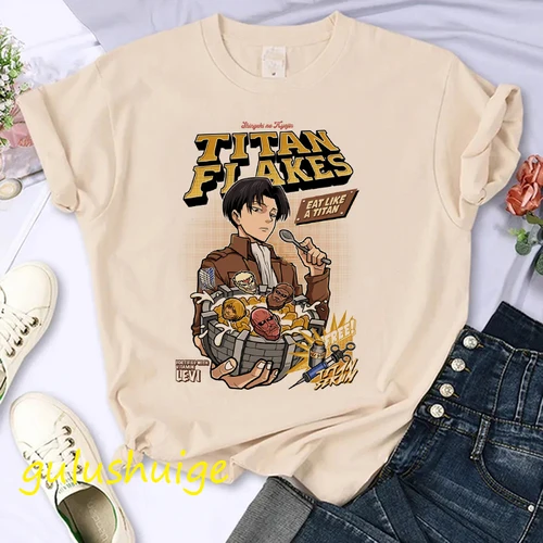일본 애니메이션 어택 타이탄 티셔츠, 신게키 노 쿄진 에렌 예거 티셔츠, 만화 타이탄 어택 그래픽 티셔츠, 신제품 2