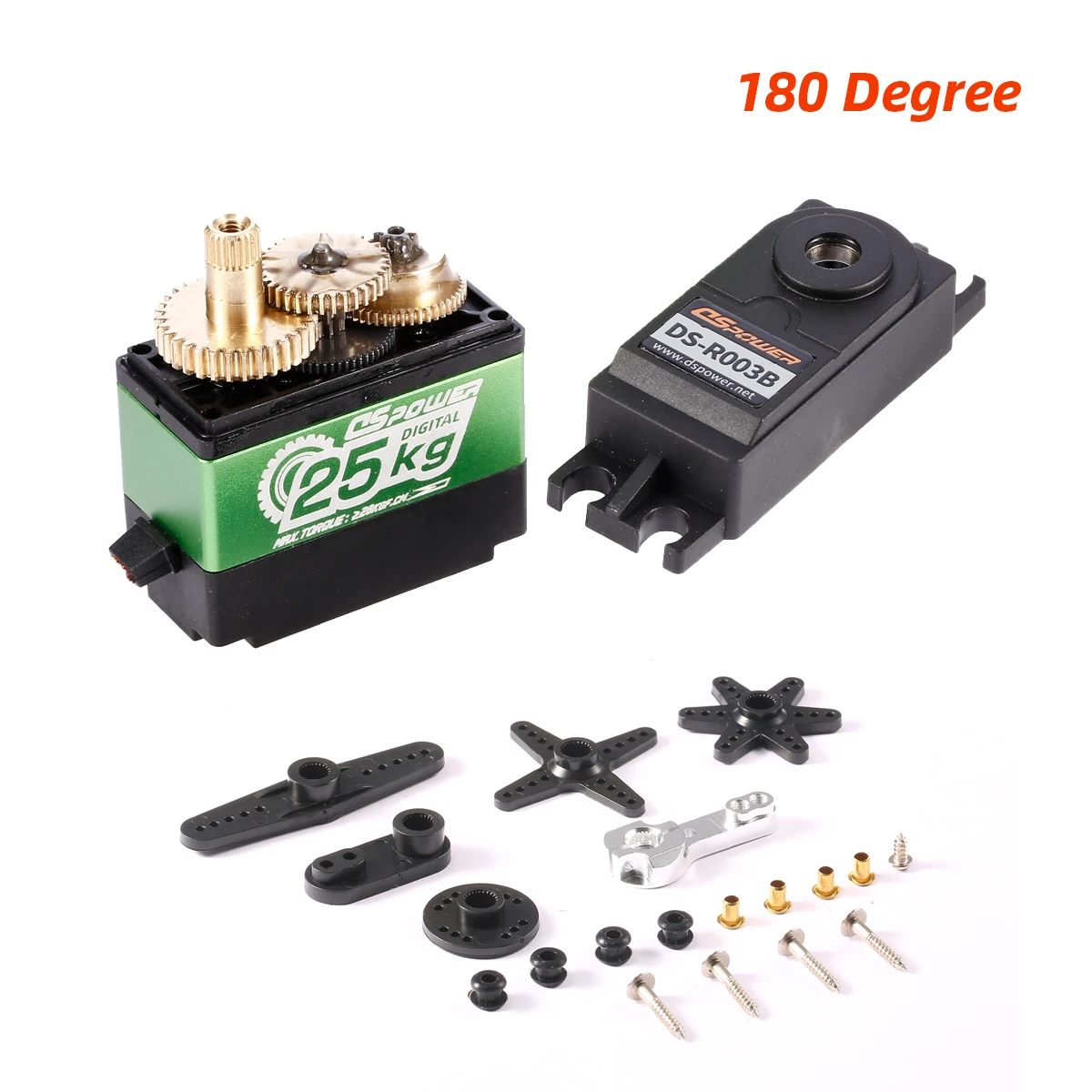 

DSpower 25KG 8.4v Digital Servo Metal Gear Waterproof Servo for 1/8 1/10 TRX4 TRX6 Scx10 Arrma Mojave 104001 Slash Maxx RC Car