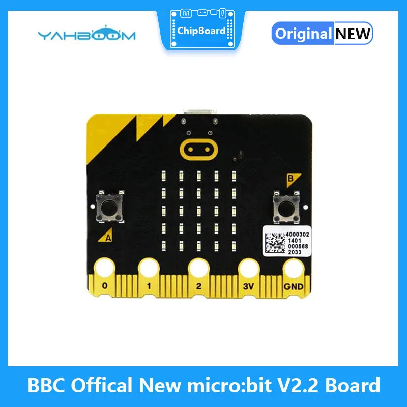 

BBC offical new development board micro:bit V2.2 board to Python graphical programming for primary and secondary schools
