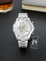 Multifunctional Chronograph Men's Watch - Stylish and Durable (WHITE)