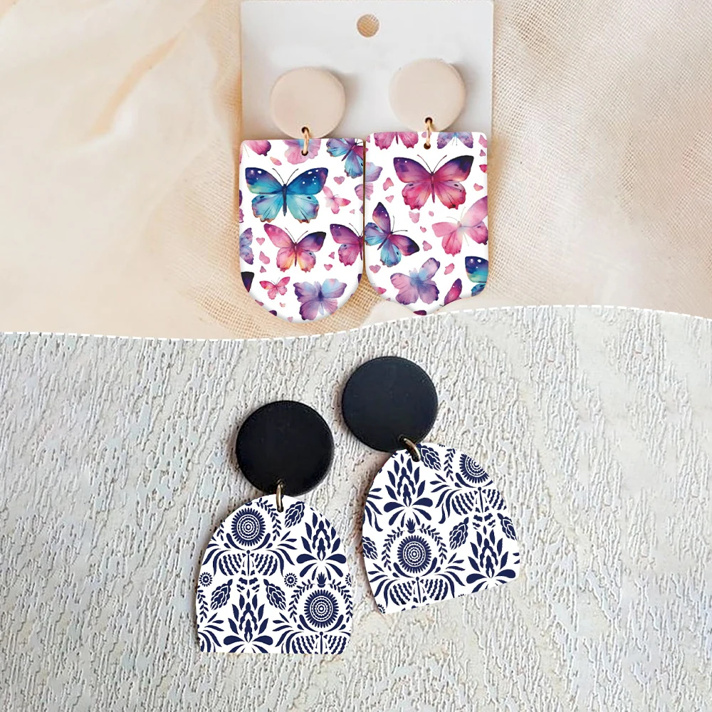 Polymer Clay Transfer Paper Water Soluble Disposable Stickers for Jewelry Earrings Printing ceramic transfer paper