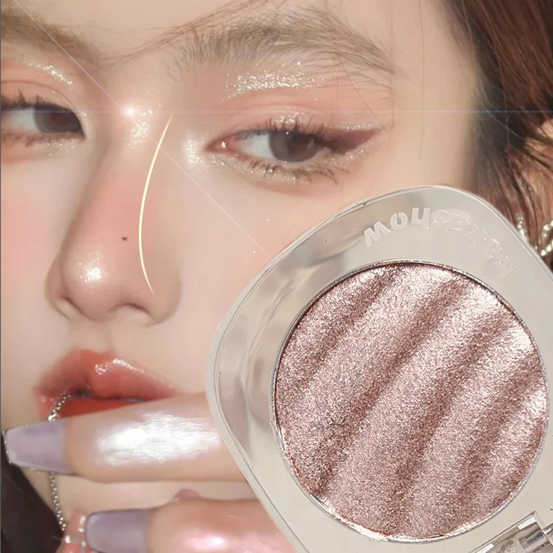 

4 Colors Diamond Highlighter Powder Palette Glitter Face Contour Brighten Makeup Llusion of Broken Flash 3D Highlighting Powder