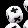 6pcs Addition Subtraction Multiplication Division Symbol Dice Operation Props 6