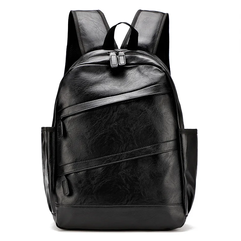 

New Solid Color Student Backpack Waterproof Casual Business Fashion Backpack Laptop Men's Travel Teen Backpack Men's Bag Mochila