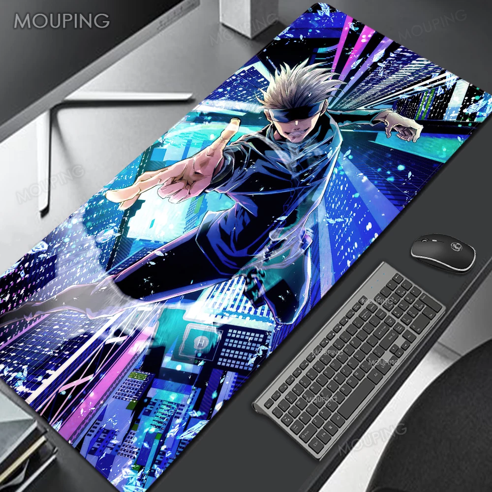 Anime Mouse Pad Satoru Gojo Cool Jujutsu Kaisen Large Mousepad 90x40