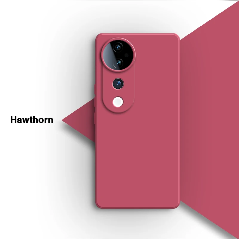 Elegant Liquid Silicone Protective Phone Case - Soft, Classic Design with Camera Protection