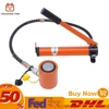 10T/20T Hydraulic Ram Cylinder Jack Power Ram Mini Lifting Jack with CP-180 Hydraulic Hand Pump for Machinery Shipbuilding 1