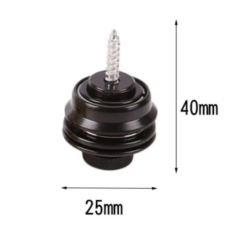 Heavy Duty Metal Guitar Strap Lock Button for Enhanced Instrument Security
