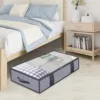 Under Bed Quilt Storage Bag with Cover Foldable Design for Bedding and Toys Storage Multipurpose Durable Fabric Space-Saving 1