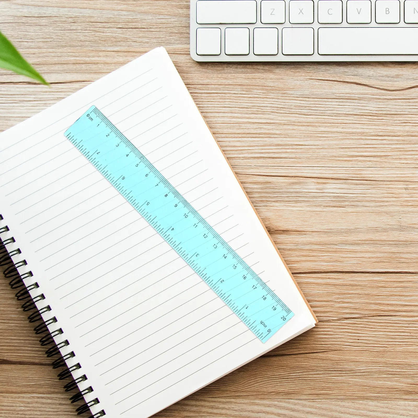 5Pcs 다채로운 플라스틱 자 세트 건축 도면용 경량 휴대용 유연한 직선 자