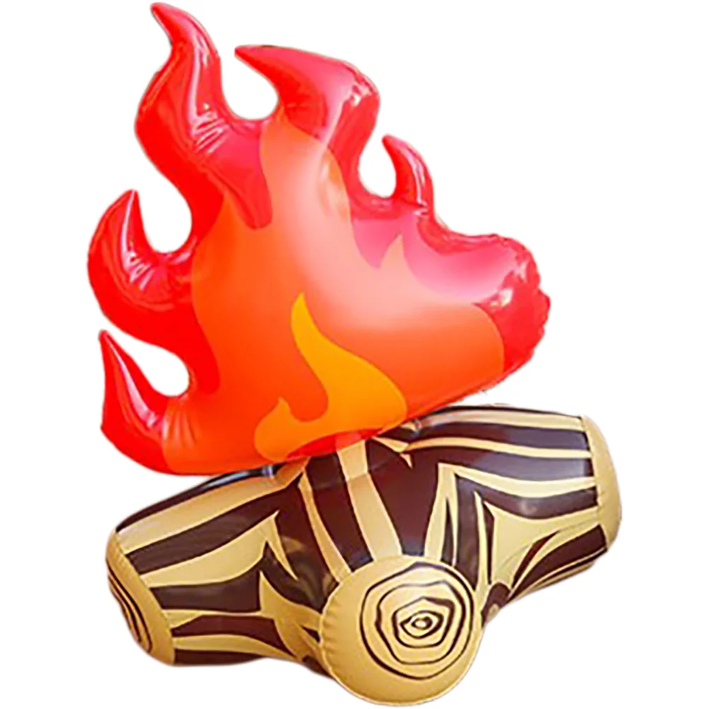 

Christmas Centerpieces Inflatable Flame Model Yard Decoration Props Pvc Bonfire Camping Party Campfire Fake