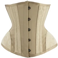 Corset court en forme de sablier pour femmes, Bustiers et Corsets gothiques Sexy, sous le buste, entraîneur de taille, amincissant, cintré à la taille 1