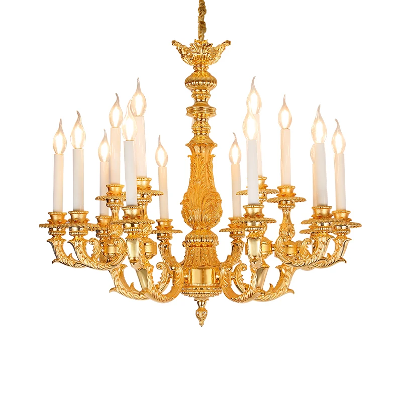 

DINGFAN 2023 Top Selling European Style Led Pendant Lights Hotel Villa Luxury Decoration Chandelier
