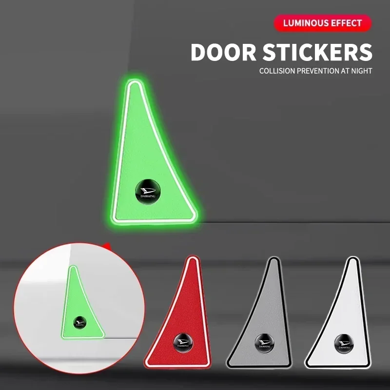 2Pcs Universal Car Door Corner Covers Protezione In Silicone Per Daihatsu Terios Sirion Mira Rocky Materia Cuore Yrv Accessori