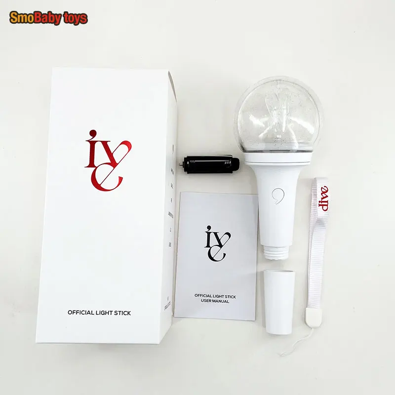 

KPOP IVE LightStick Concert Light Glowing Hammer Glow Stick Gaeul YuJin WonYoung Fan Gift Shiny LED Novelty Toy
