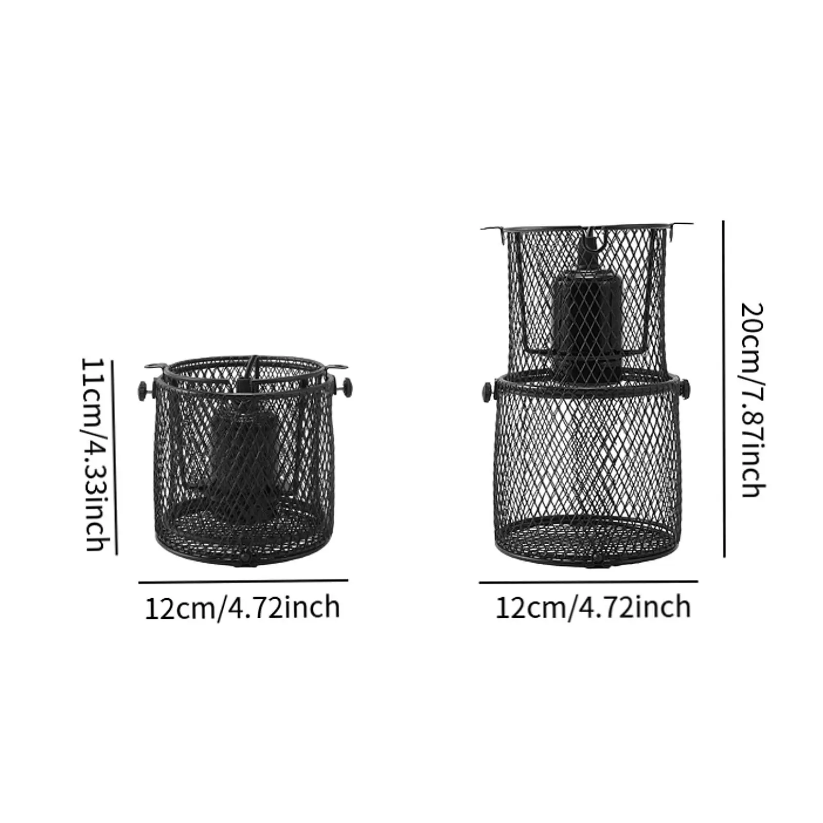 Retractable Reptile Heat Lamp Holder 200W Reptile Accessories for Amphibian
