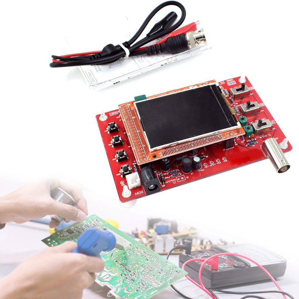 Digital Oscilloscope DSO138 Digital Oscilloscope 2.4inch TFT Digital Oscilloscope DIY Kit Electronic Learning Set