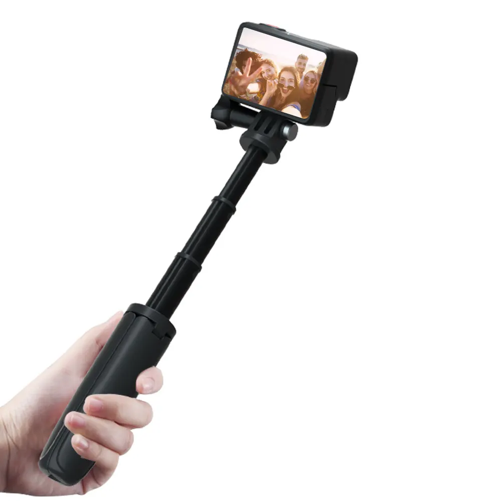 Mini Tripod Camera Tripod Camera Selfie Stick Selfie Stick Mini Retractable Selfie Stick Foldable Portable Tripod Go Pro Hero11 10 9 Black Session Osmo Insta Action Camera Vlog Stand