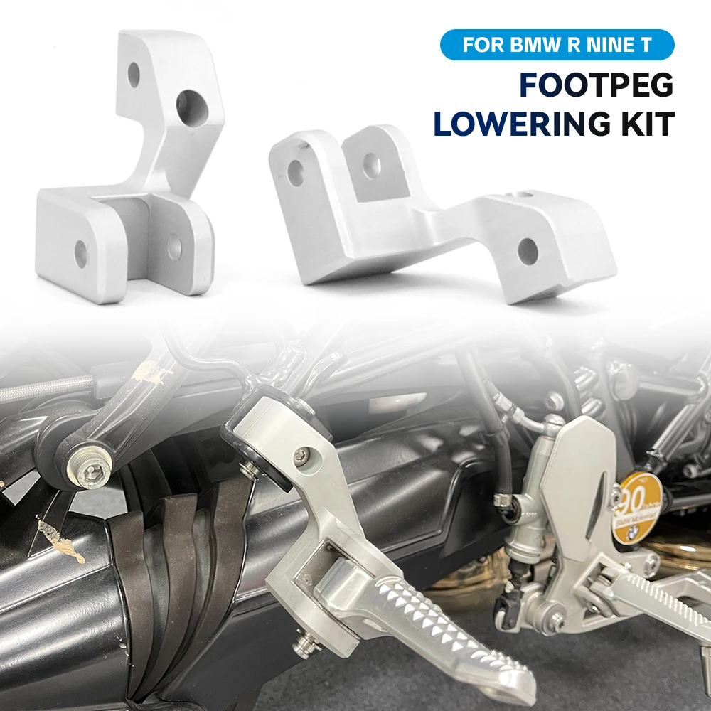 Kit Di Abbassamento Del Poggiapiedi Del Passeggero Del Motociclo Per Bmw R9T R Ninet Ninet Pure Rninet Scrambler Rninet Urban Rninet Racer Foot Peg