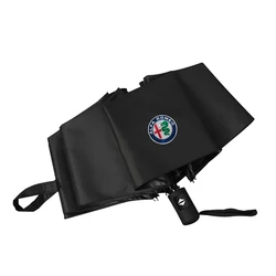 Premium 12 - Bone Automatic Windproof Folding Sunshade Umbrella (For Alfa Romeo)