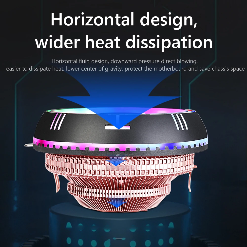 Keyiyou κ ο  RGB CPU  , 90mm ϷƮ ǳ, AMD AM4 AM3 + X79 X99 LGA 775 1150 1151 1156 2011, 3 