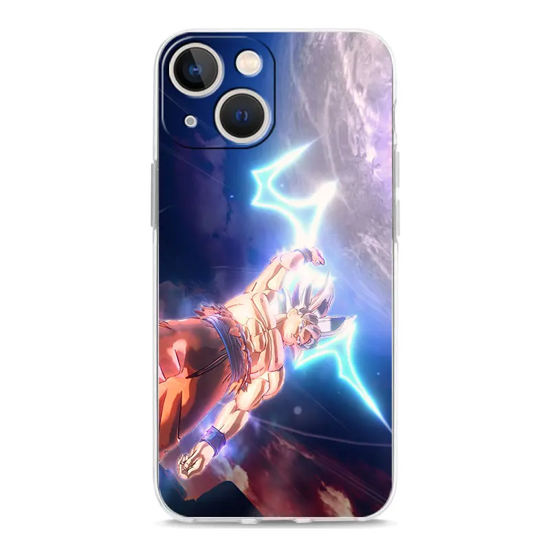 Dragon Ball Goku Phone Case for iPhone 11 12 13 Pro 12 mini SE2 7 8 Plus 5s 6 XR XS Max Transparent Clear Cover Funda Coque 13 cases