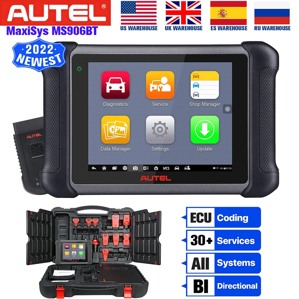 Autel Maxisys Ms906 Pro Car Scan Tool Obd2 Bi-directional Diagnostic  Scanner For Ecu Coding All Systems Diagnostic Pk Ms906bt - Code Readers &  Scan Tools - AliExpress