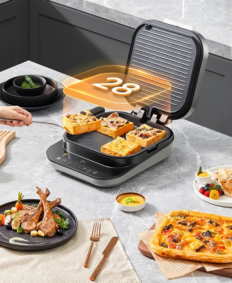 Midea Wheat Fragrant Electric Cake Pan Household Double-sided Heating Baking Pan Removable Frying Machine Pancake Pan 4