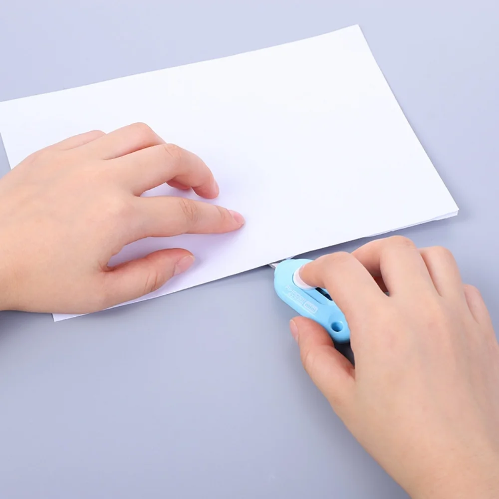 미니 휴대용 박스 커터, 상자 개봉, 종이 절단, 사무용 공예 도구, 컴팩트하고 편리한 사무용품