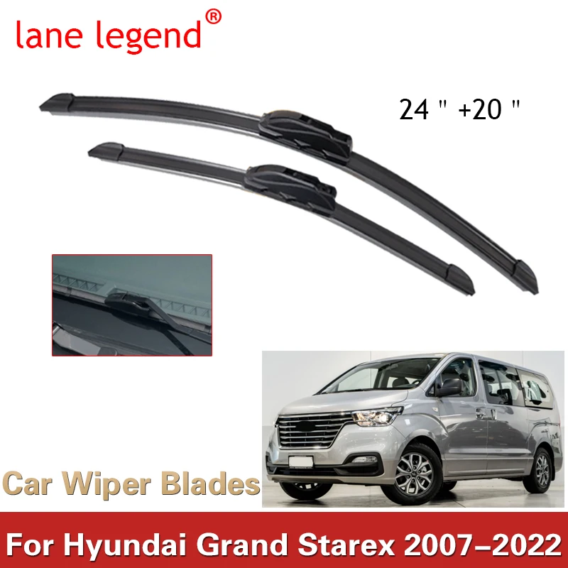 

Car Front Wiper Blade For Hyundai Grand Starex TQ 2007~2022 Royale H-1 iMax H1 Windscreen Windshield Windows Wipers Accessories