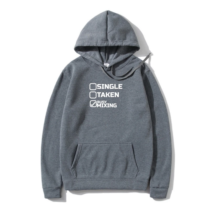 

Men Outerwear Single Taken Busy Mixing DJ Music Party Women Outerwear Hoodies