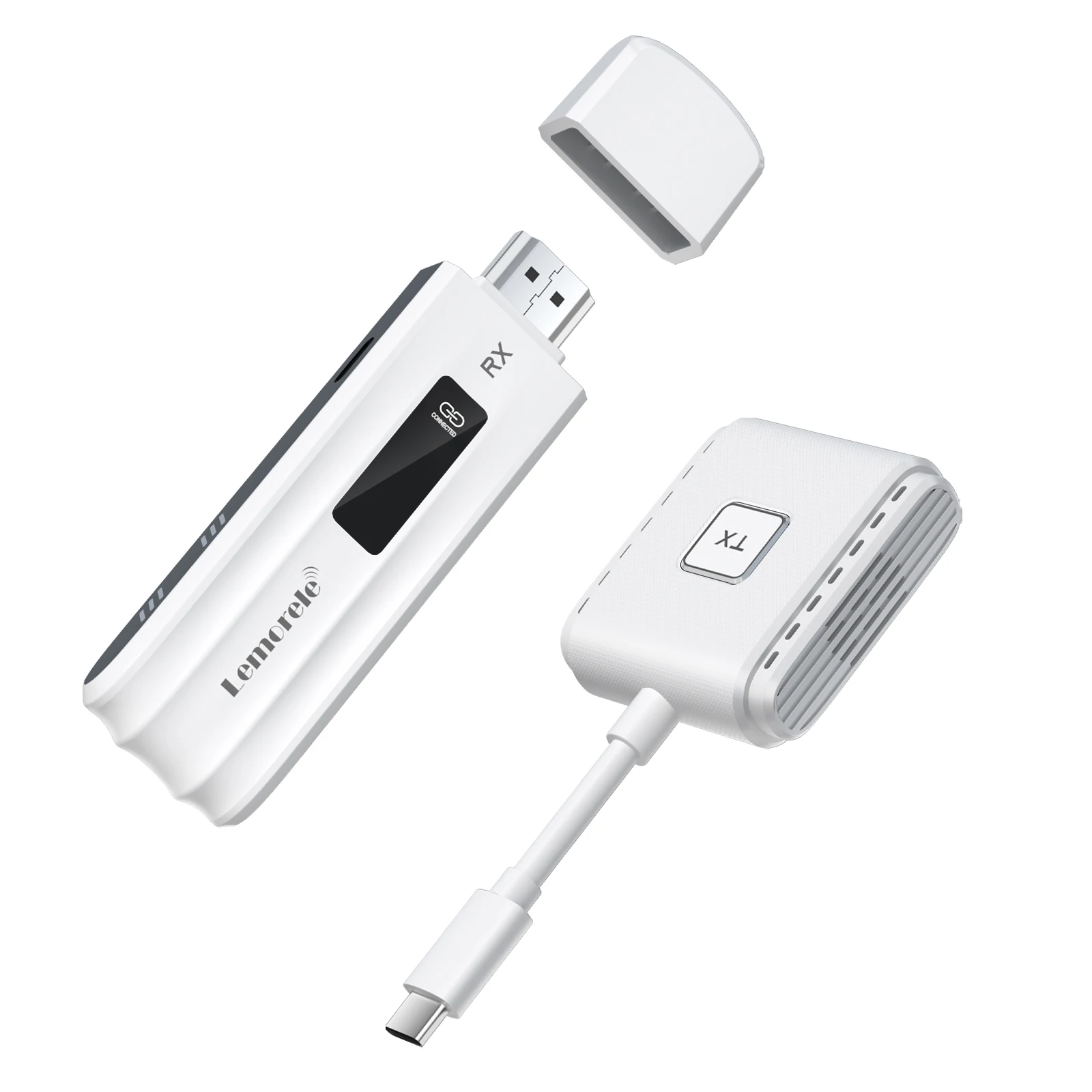 Lemorele اللاسلكية HDMI جهاز إرسال واستقبال الفيديو موسع عدة عرض محول دونغل لشاشة التلفزيون العارض التبديل الكمبيوتر