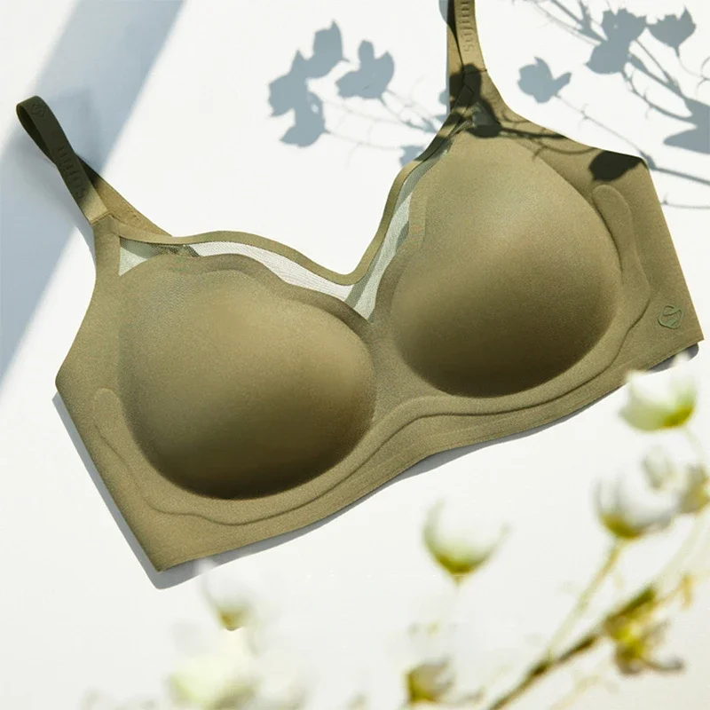 Seamless Bra Women's Push Up Wireless Everyday Supportive Lift Thin Breathable Bralette