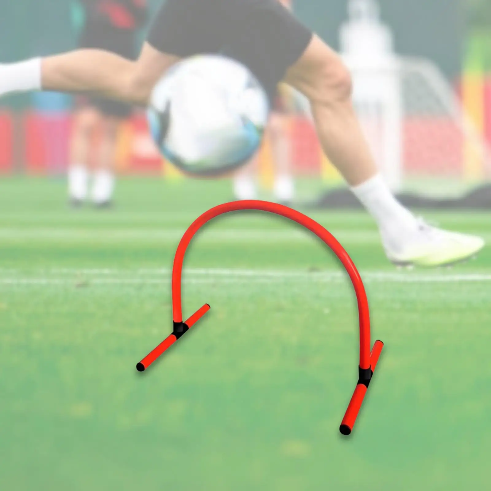 Soccer Training Passing ARC Speed Agility Training Hurdle Detachable Sturdy Footwork and Kicking Drill for Football Baseball