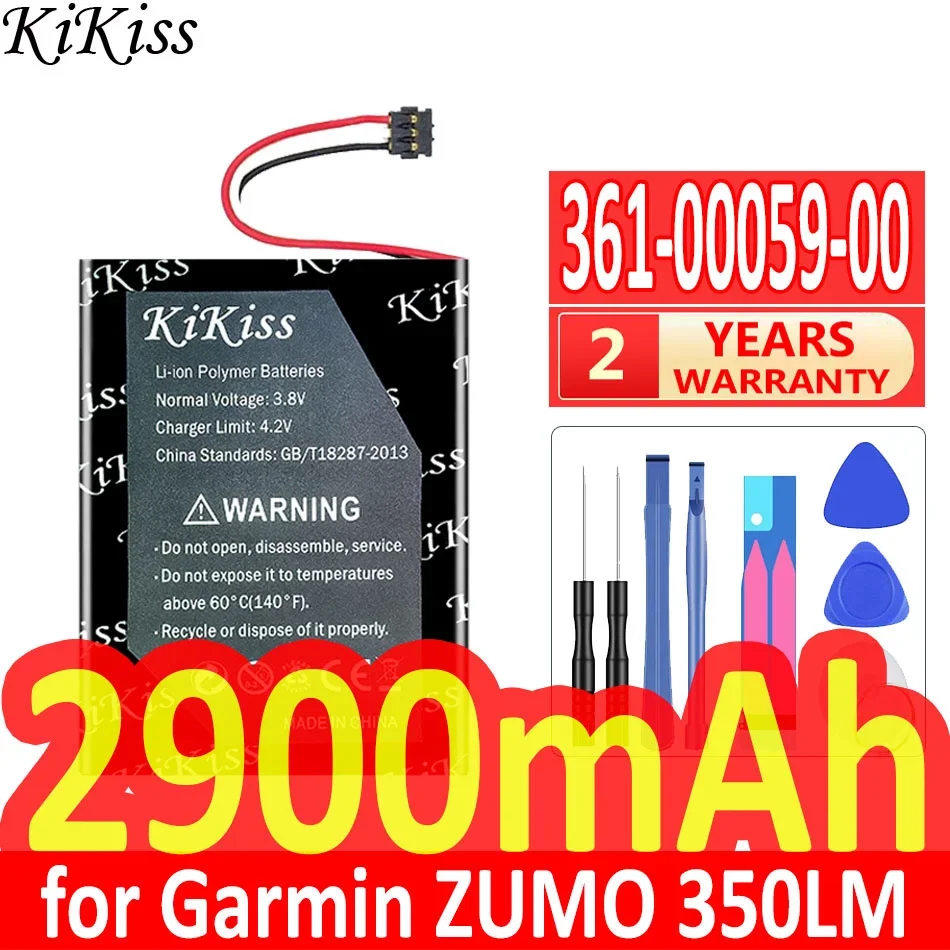 2900Mah Kikiss Potente Batteria 361-00059-00 36100059-00 Per Garmin Zumo 350Lm 390Lm 340Lm Navigatore Gps