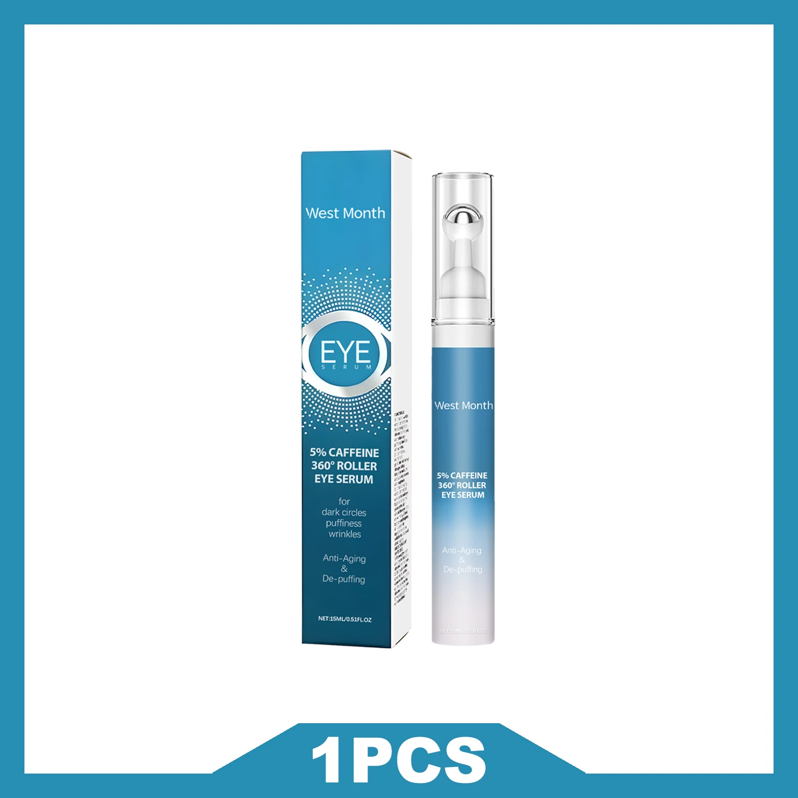 WEST MONTH Eye Serum Cream Relieve Dullness Long-Lasting Hydration Easy Absorption Soft Refreshing Comfortable