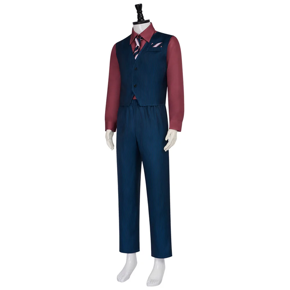 Finley | Rose Red Suit Costume Cosplay 27 Generic Rose-Themed Suit Costume for Men (Unofficial)