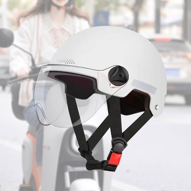 Motorcycle Helmet Comfortable Removable Lining Lightweight Half Face Helmet