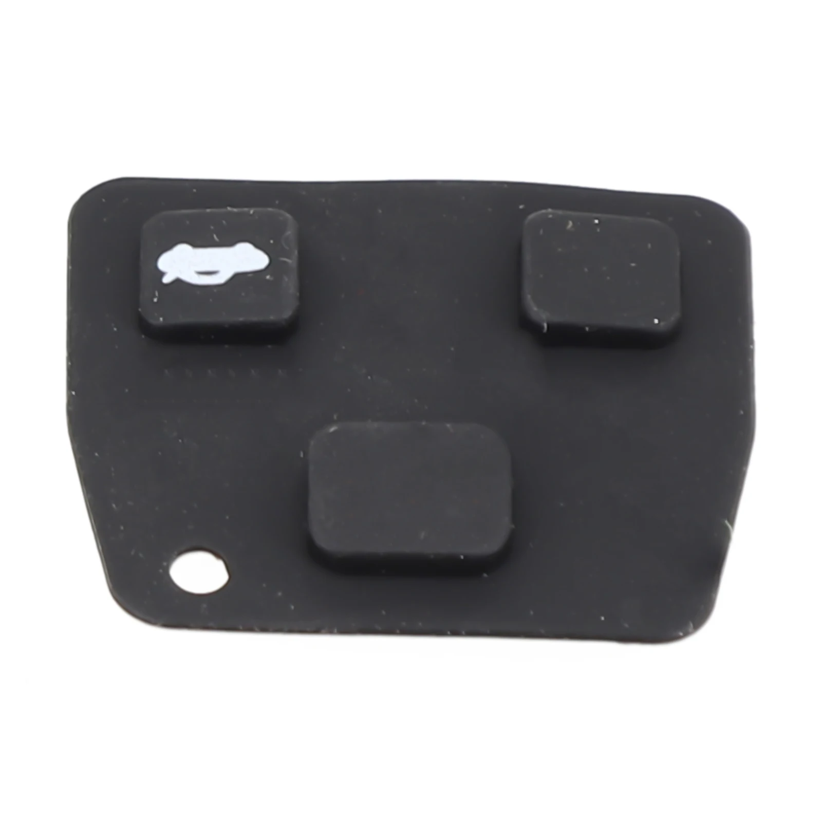 Durable Black Rubber Pad Replacement for Toyota Remote Key Fob Suitable for 3 Buttons Easy Installation and Universal Fitment