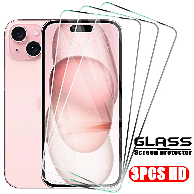 Premium Tempered Glass Screen Protector Case - 4-Pack Set