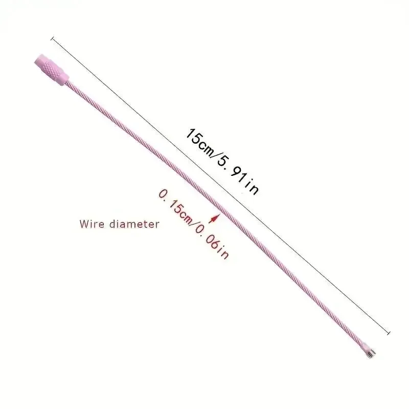 10PCS Colorful Steel Wire Luggage Clips 6