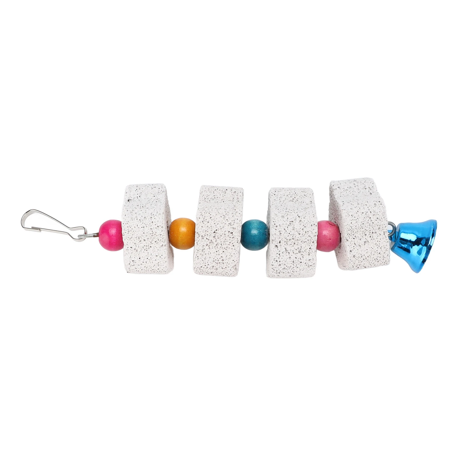 Parrot Toy Bird Toy Bird Cage Accessories Pet Mineral Supplement Bird Toys Bird Cage Accessories Beak Grinding Stone Porous Mineral Stone for Hamster Rabbit Budgies Parakeet