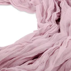 Rustic Boho Beach Gauze Table Runner for Weddings and Events - 90x300CM (Light pink)