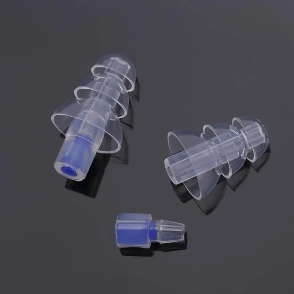 Silicone Earplugs with Noise Reduction and Hearing Protection, Reusable