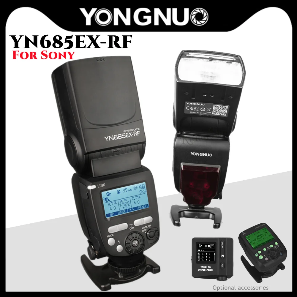 

Yongnuo YN685 YN685EX-RF вспышка для камеры 1/8000 HSS TTL вспышка для камеры Sony DSLR вспышка для фотостудии