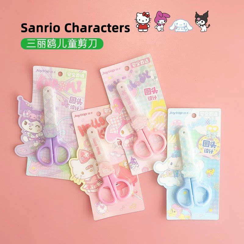 

Новинка sanrio Cinnamoroll My melody Kuromi Hello kitty изысканные простые Мультяшные ножницы креативные персонажи аниме милый бумажный нож