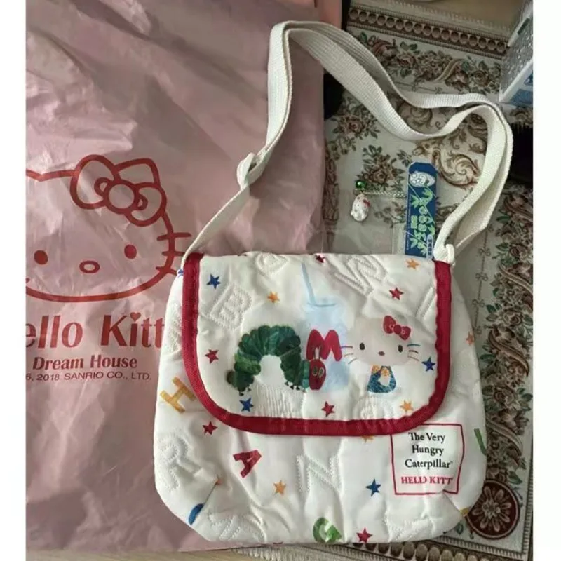 Underarm Bag Sanrio Hello Kitty Chococat Tote Shoulder Bag Y2k Kawaii Anime Makeup