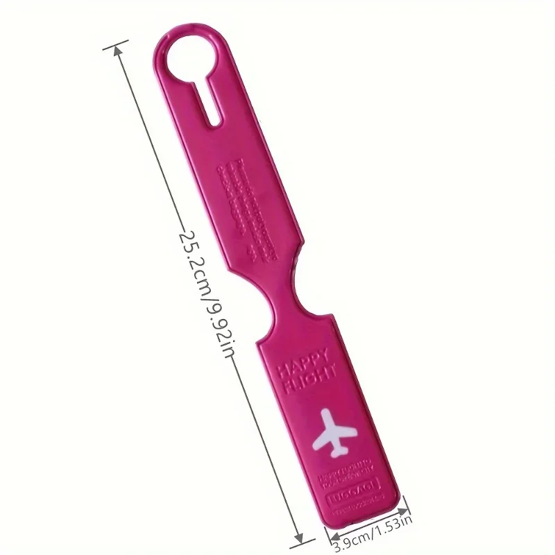 Premium Travel Luggage Tag with Secure Strap - Essential Travel Accessory