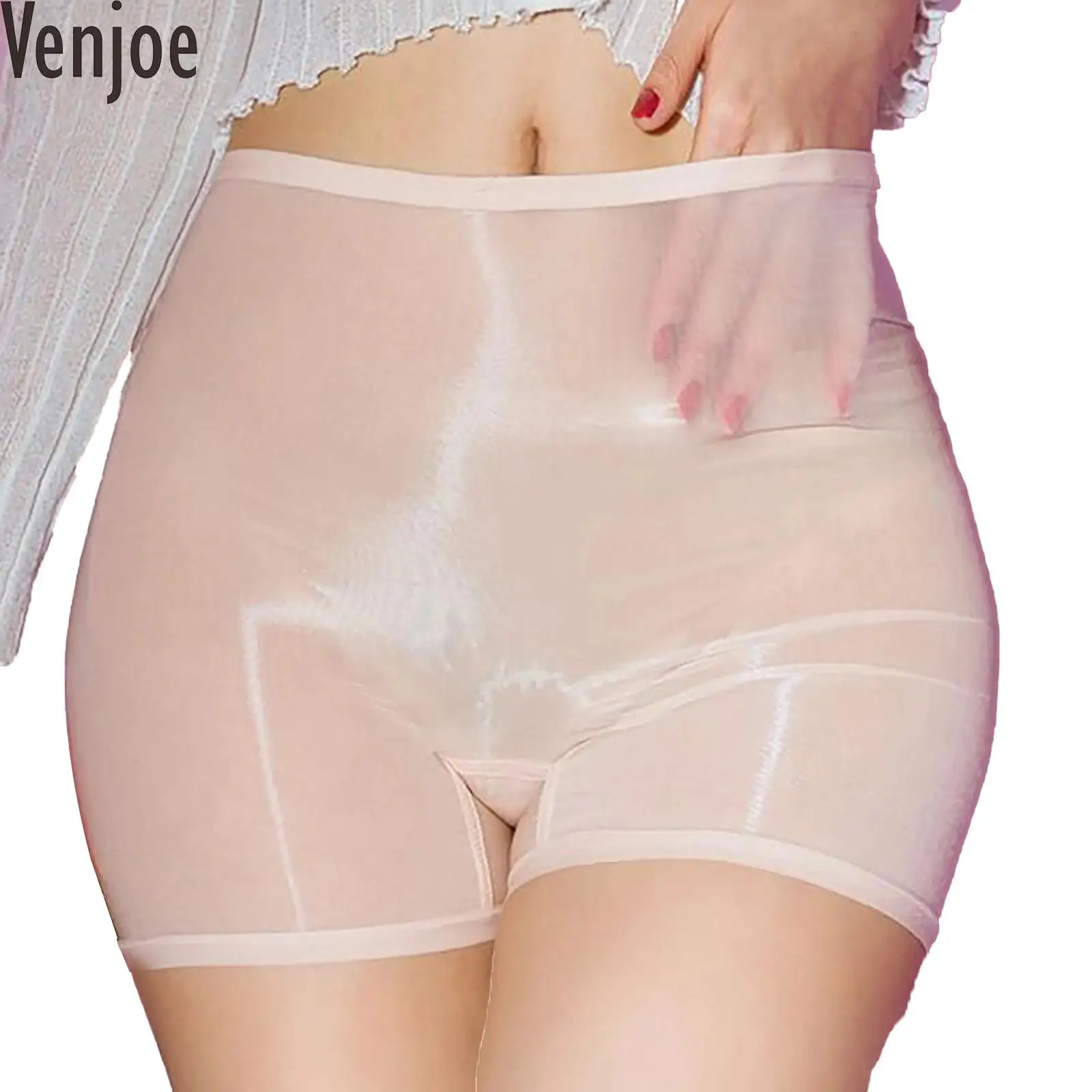 Sheer Stretchy Glossy Boyshorts